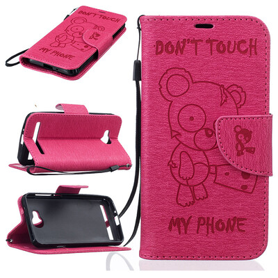 Rose red Bear Style Embossing Classic Flip Cover with Stand Function and Credit Card Slot for HUAWEI Y3 II
Rose red Bear Style Embossing Classic Flip Cover with Stand Function and Credit Card Slot for HUAWEI Y3 II