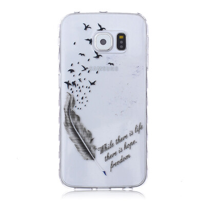 Feathers and birds Pattern Soft Thin TPU Rubber Silicone Gel Case Cover for SAMSUNG GALAXY S6 Edge
Feathers and birds Pattern Soft Thin TPU Rubber Silicone Gel Case Cover for SAMSUNG GALAXY S6 Edge