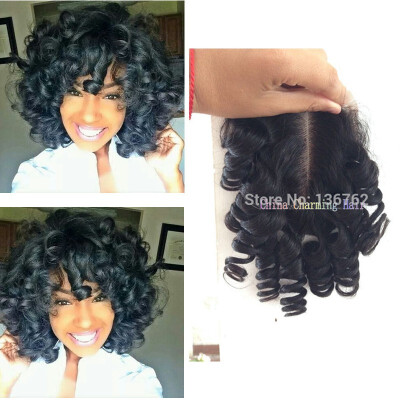 8A No Shedding Tangle Free 3.5x4 "Свободная часть Малайзийская реми Романская завивка Curl Aunty Funmi Hair Closure может быть обработана
8A No Shedding Tangle Free 3.5x4 "Свободная часть Малайзийская реми Романская завивка Curl Aunty Funmi Hair Closure может быть обработана