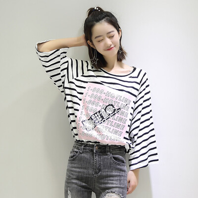City Plus CITYPLUS College of Arts&Crafts Wind&white stripes letters printed half-sleeved T-shirt women CWTD173451 black&white stripes
City Plus CITYPLUS College of Arts&Crafts Wind&white stripes letters printed half-sleeved T-shirt women CWTD173451 black&white stripes