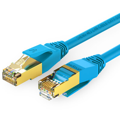 Wins shengwei LC-7030C engineering grade 7 network cable Cat7 flame retardant plus seven types of shielded twisted pair 3 m blue 10G finished high-speed computer broadband cable
Wins shengwei LC-7030C engineering grade 7 network cable Cat7 flame retardant plus seven types of shielded twisted pair 3 m blue 10G finished high-speed computer broadband cable