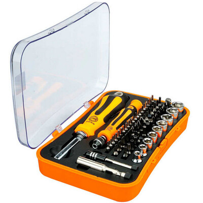 JAKEMY JM-6098 66-in-1 multi-function screwdriver set sleeve screwdriver combination disassemble repair tool
JAKEMY JM-6098 66-in-1 multi-function screwdriver set sleeve screwdriver combination disassemble repair tool