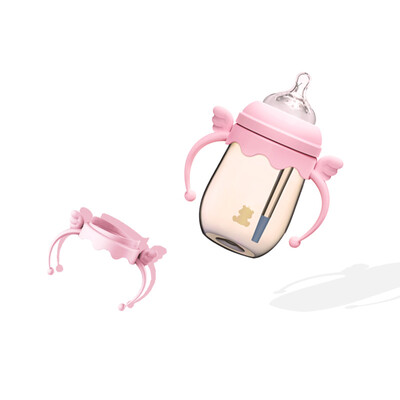Small white bear wide mouth newborn with a handle baby PPSU sense of temperature anti-flatulence bottle 260ML pink 09383
Small white bear wide mouth newborn with a handle baby PPSU sense of temperature anti-flatulence bottle 260ML pink 09383