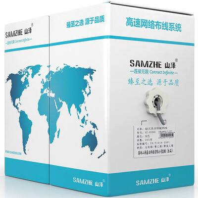 Shanze (SAMZHE) SZ-A5305 оригинальный CAT5E ультра-пяти неэкранированный чистый бескислородный медный высокоскоростной кабель 305 метров / коробка серый
Shanze (SAMZHE) SZ-A5305 оригинальный CAT5E ультра-пяти неэкранированный чистый бескислородный медный высокоскоростной кабель 305 метров / коробка серый