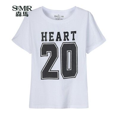 Semir Semir Short Sleeve T-Shirt Summer Lady Casual Loose Letter Print T-Shirt Couple 12216000044 Light Blue M
Semir Semir Short Sleeve T-Shirt Summer Lady Casual Loose Letter Print T-Shirt Couple 12216000044 Light Blue M