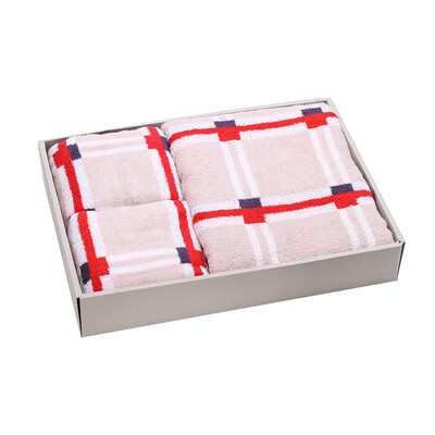 Jingdong Supermarket Jia Bai towel towel towel three-piece set of gift sets of cotton combed cotton thick squeeze dry dry England style red
Jingdong Supermarket Jia Bai towel towel towel three-piece set of gift sets of cotton combed cotton thick squeeze dry dry England style red