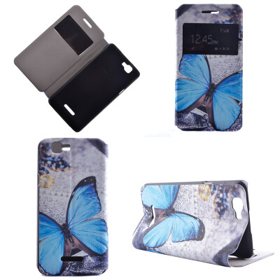 Blue Butterfly Design PU Leather Flip Cover Wallet Card Holder Case for Wiko Rainbow
Blue Butterfly Design PU Leather Flip Cover Wallet Card Holder Case for Wiko Rainbow