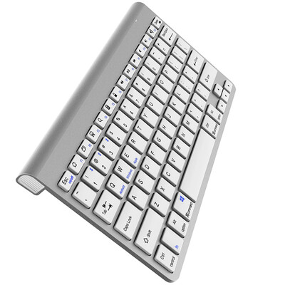 BIAZE A1 Rechargeable Lithium Wireless Bluetooth Keyboard for Apple Mac Ipad Air mini Tablet PC Phone Bluetooth Keyboard A1-Silver
BIAZE A1 Rechargeable Lithium Wireless Bluetooth Keyboard for Apple Mac Ipad Air mini Tablet PC Phone Bluetooth Keyboard A1-Silver
