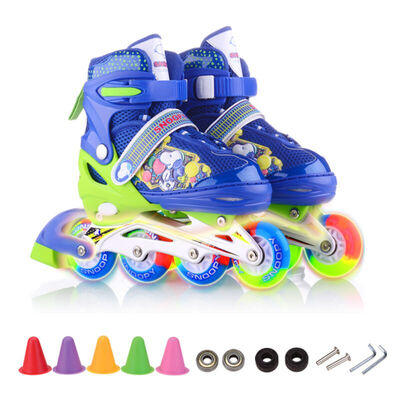 Snoopy SNOOPY children's skates single full flashing ice skating wheel skates blue code ET668
Snoopy SNOOPY children's skates single full flashing ice skating wheel skates blue code ET668