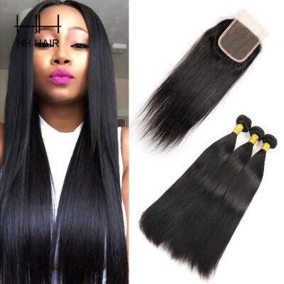 HHHair Brazilian Virgin Hair Straight With Closure Brazilian Virgin Hair 3 Bundles With Closure Brazilian Straight Hair With Cl
HHHair Brazilian Virgin Hair Straight With Closure Brazilian Virgin Hair 3 Bundles With Closure Brazilian Straight Hair With Cl