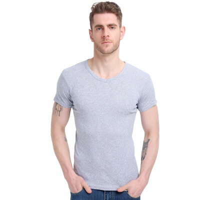 Bosideng men&39s vest men&39s T-shirt short-sleeved cotton V-neck shirt shirt solid breath breathable sweat leisure gray L
Bosideng men&39s vest men&39s T-shirt short-sleeved cotton V-neck shirt shirt solid breath breathable sweat leisure gray L