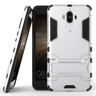 Silver Slim Robot Armor Kickstand Shockproof Hard Rugged Rubber Back Case For HUAWEI Mate 9
Silver Slim Robot Armor Kickstand Shockproof Hard Rugged Rubber Back Case For HUAWEI Mate 9