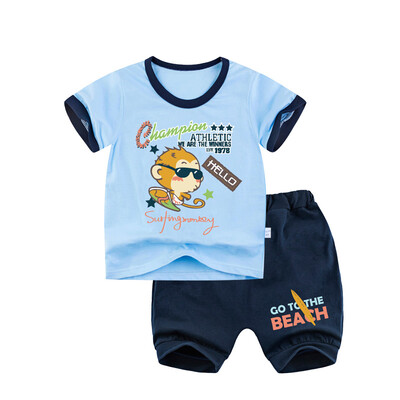 Yue Tong Lai children's suit summer boy short-sleeved T-shirt harem pants summer suit Y1921 surf monkey 130
Yue Tong Lai children's suit summer boy short-sleeved T-shirt harem pants summer suit Y1921 surf monkey 130
