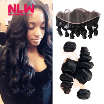 13" x 4" 8A grade Brazilian Virgin human Hair Lace frontal With 2pcs unprocessed virgin loose wave black Hair Bundles Weaves
13" x 4" 8A grade Brazilian Virgin human Hair Lace frontal With 2pcs unprocessed virgin loose wave black Hair Bundles Weaves