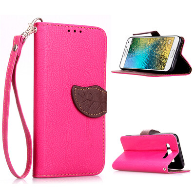 Pink Design PU Leather Flip Cover Wallet Card Holder Case for Samsung Galaxy E7/E7000
Pink Design PU Leather Flip Cover Wallet Card Holder Case for Samsung Galaxy E7/E7000