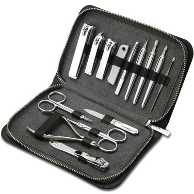 777 Nail Knife Set Nail Scissors Repair Repair Manicure Set 14pcs Set TS-520XL Black
777 Nail Knife Set Nail Scissors Repair Repair Manicure Set 14pcs Set TS-520XL Black