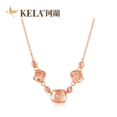 Kelan 18K rose gold necklace K gold sets of hollow square pendant female KLZW028777
Kelan 18K rose gold necklace K gold sets of hollow square pendant female KLZW028777