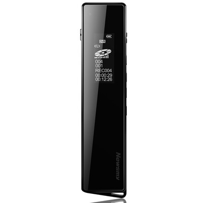 Newman Newsmy RV51 8G black professional digital voice recorder PCM lossless recording micro-HD noise reduction MP3 player
Newman Newsmy RV51 8G black professional digital voice recorder PCM lossless recording micro-HD noise reduction MP3 player