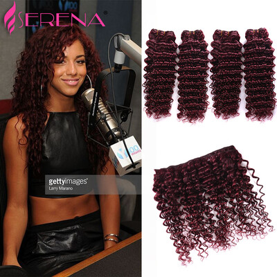 Burgundy Brazilian Hair 99J Deep Curly Virgin Hair Wine Red Brazilian Curly Hair 4 Bundles Curly Weave Human Hair Wavy
Burgundy Brazilian Hair 99J Deep Curly Virgin Hair Wine Red Brazilian Curly Hair 4 Bundles Curly Weave Human Hair Wavy