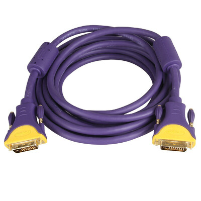 CHOSEAL QS5202T5 DVI 24 1 gold-plated terminal dual DVI interface computer TV projector dedicated high-definition video cable 5 meters
CHOSEAL QS5202T5 DVI 24 1 gold-plated terminal dual DVI interface computer TV projector dedicated high-definition video cable 5 meters