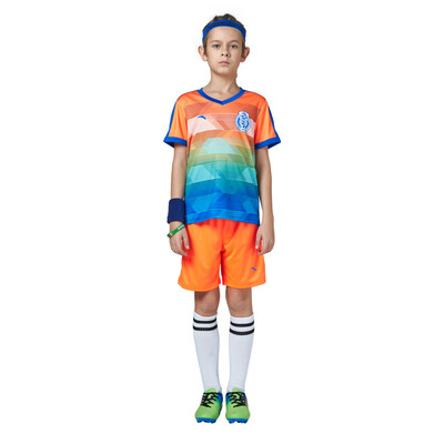 Anta (ANTA) children's clothing boy soccer match set children's sports leisure two-piece suit 35724204 bright fruit orange / knight blue 165
Anta (ANTA) children's clothing boy soccer match set children's sports leisure two-piece suit 35724204 bright fruit orange / knight blue 165