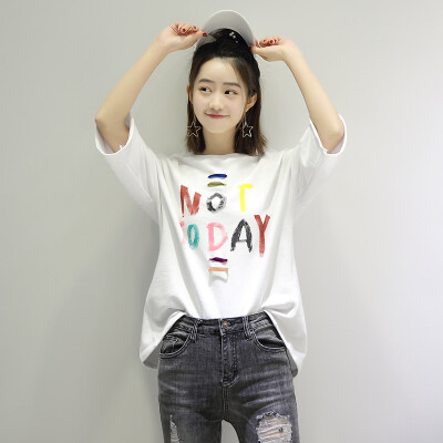 City Plus CITYPLUS Arts & Crafts Casual Loose Loose Letter Prints Five Sleeve T-Shirt Female CWTD173450 White
City Plus CITYPLUS Arts & Crafts Casual Loose Loose Letter Prints Five Sleeve T-Shirt Female CWTD173450 White