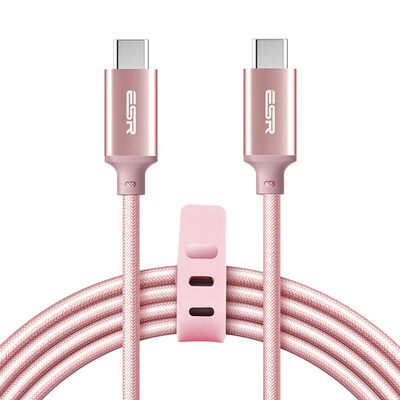 ESR Type-c to Type-c 20 Andrews mobile phone charging line dual Type-C data line male to public use Apple MacBook Huawei P10&other 2m rose gold
ESR Type-c to Type-c 20 Andrews mobile phone charging line dual Type-C data line male to public use Apple MacBook Huawei P10&other 2m rose gold