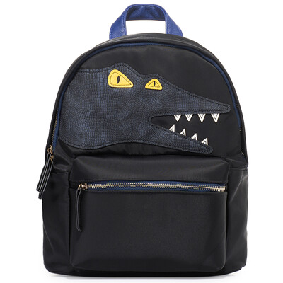 Baifeng (Baifeng) shoulder bag big mouth crocodile series creative cartoon pu collage animal tide cool large capacity leisure nylon backpack computer bag black trumpet
Baifeng (Baifeng) shoulder bag big mouth crocodile series creative cartoon pu collage animal tide cool large capacity leisure nylon backpack computer bag black trumpet