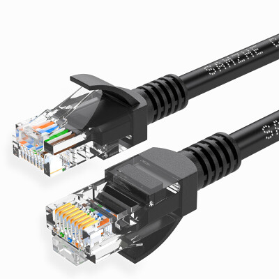 Shanze (SAMZHE) engineering grade six cable CAT6 pure copper gigabit 8-pin twisted pair jumpers 6 type RJ45 oxygen-free copper network cable HBL-6015 black 1.5 m
Shanze (SAMZHE) engineering grade six cable CAT6 pure copper gigabit 8-pin twisted pair jumpers 6 type RJ45 oxygen-free copper network cable HBL-6015 black 1.5 m