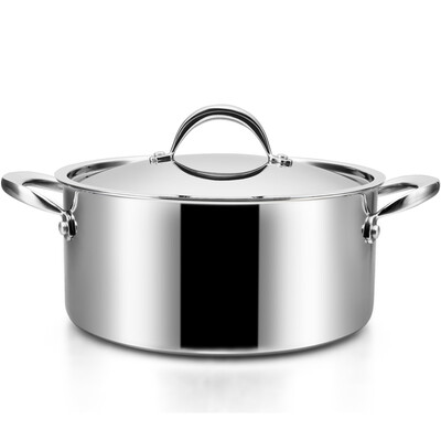 Jingdong supermarket platinum Dili Bodeux Knight soup pot 24cm 304 overall three-tier stainless steel pot stew pot
Jingdong supermarket platinum Dili Bodeux Knight soup pot 24cm 304 overall three-tier stainless steel pot stew pot