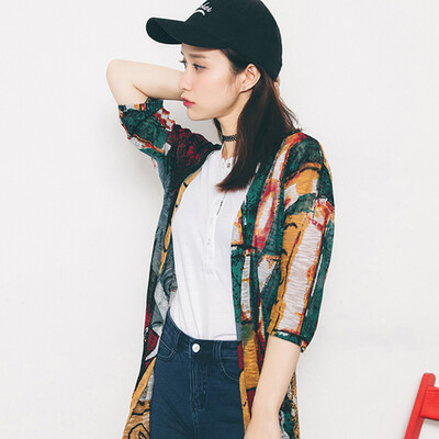 VIVAHEART Tide Graffiti Printed Ramie Knitted Cardigan Women&39s Long Sweater Jacket VWYC172441 Green
VIVAHEART Tide Graffiti Printed Ramie Knitted Cardigan Women&39s Long Sweater Jacket VWYC172441 Green