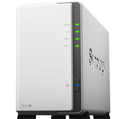 Synology DS216j in the big push 2 disk NAS network storage server (no built-in hard drive
Synology DS216j in the big push 2 disk NAS network storage server (no built-in hard drive