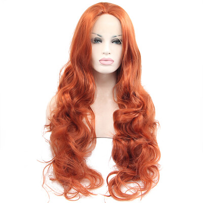Anogol Handmade Long Wavy Auburn Copper Red Heat Resistant Hair Women Wigs Synthetic Lace Front Wig
Anogol Handmade Long Wavy Auburn Copper Red Heat Resistant Hair Women Wigs Synthetic Lace Front Wig