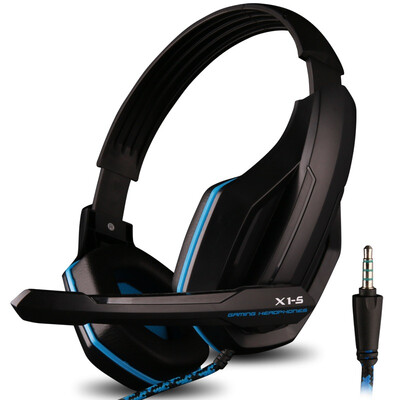 OVANN X1- Head-wearing Single Hole Computer Game Headphone Laptop Cellphone Computer Headphone Microphone Black Blue
OVANN X1- Head-wearing Single Hole Computer Game Headphone Laptop Cellphone Computer Headphone Microphone Black Blue