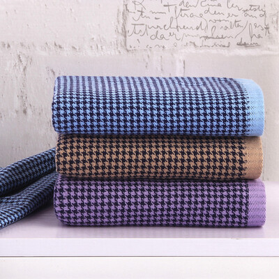 Xin brand towel home textiles dream grid cotton towel 3 installed purple / blue / coffee color
Xin brand towel home textiles dream grid cotton towel 3 installed purple / blue / coffee color