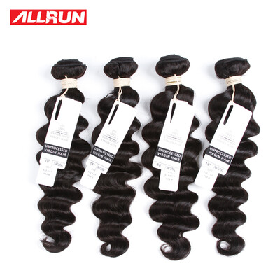 Allrun 4 Bundles Loose Wave Raw Brazilian Virgin Hair Loose Wave 100% Human Hair Weave 7a Grade Unprcocessed Virgin Hair Loose Wav
Allrun 4 Bundles Loose Wave Raw Brazilian Virgin Hair Loose Wave 100% Human Hair Weave 7a Grade Unprcocessed Virgin Hair Loose Wav