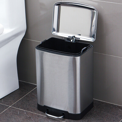 Ou Runzhe trash cans slow down the sound of 12 liters of stainless steel square high-end fixed cover hidden waste paper basket
Ou Runzhe trash cans slow down the sound of 12 liters of stainless steel square high-end fixed cover hidden waste paper basket