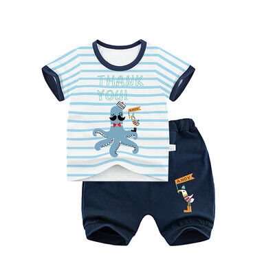 Yue Tong Lai children's suit summer boy short-sleeved T-shirt harem pants summer suit Y1942 octopus 120
Yue Tong Lai children's suit summer boy short-sleeved T-shirt harem pants summer suit Y1942 octopus 120