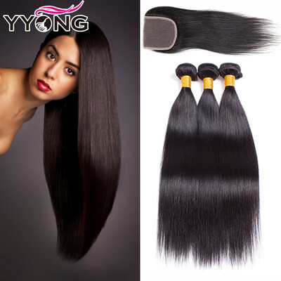 Brazilian Straight Hair With Closure 3 Bundle Brazilian Virgin Hair With Closure YYONG Hair Lace Closure With Bundles Top Grade
Brazilian Straight Hair With Closure 3 Bundle Brazilian Virgin Hair With Closure YYONG Hair Lace Closure With Bundles Top Grade