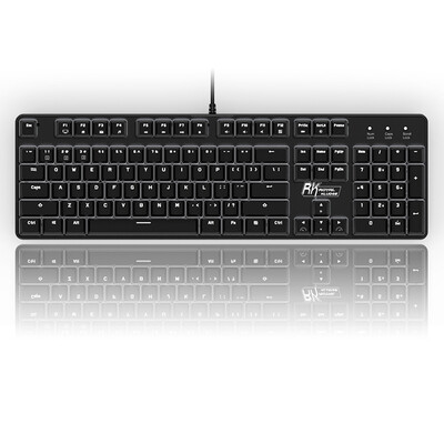 RK ROYAL KLUDGE 920C black white mechanical keyboard 104 key German original cherry shaft computer wired game lol no red black red
RK ROYAL KLUDGE 920C black white mechanical keyboard 104 key German original cherry shaft computer wired game lol no red black red