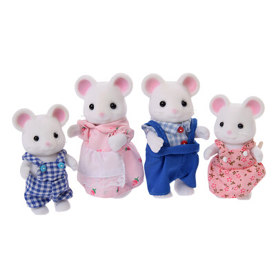 Senbei children Japanese brand princess toys girl doll house simulation forest family had every flocking doll doll - white mouse family SYFC31118
Senbei children Japanese brand princess toys girl doll house simulation forest family had every flocking doll doll - white mouse family SYFC31118