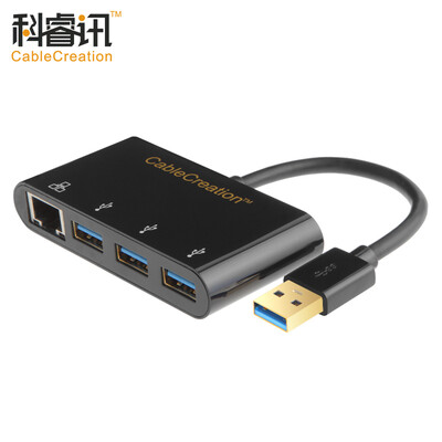 CABLE CREATION USB3.0 to Gigabit Ethernet +3 порт HUB концентратор / сплиттер USB3.0 в RJ45 конвертер с адаптером Type-c в USB3.0 CD0040
CABLE CREATION USB3.0 to Gigabit Ethernet +3 порт HUB концентратор / сплиттер USB3.0 в RJ45 конвертер с адаптером Type-c в USB3.0 CD0040