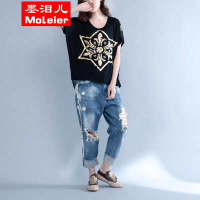 Fat MM large size women fashion big fashion Tide T shirt loose casual printing wome
Fat MM large size women fashion big fashion Tide T shirt loose casual printing wome
