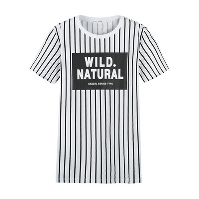 Semir Semir short sleeve T-shirt summer ladies striped print straight long t-shirt Korean version 12216000030 black&white tone
Semir Semir short sleeve T-shirt summer ladies striped print straight long t-shirt Korean version 12216000030 black&white tone