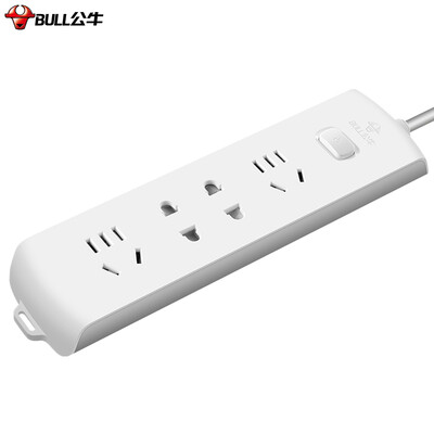 Bull BULL GN-B2220 new national standard socket plug-in board row row row of plug wiring board drag line board 4 total control length of 3 meters
Bull BULL GN-B2220 new national standard socket plug-in board row row row of plug wiring board drag line board 4 total control length of 3 meters