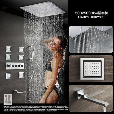 HIDEEP Rainfall Shower Head System Polished Chrome wall mounted Bath & Shower Faucet Bathroom Luxury Rain Mixer
HIDEEP Rainfall Shower Head System Polished Chrome wall mounted Bath & Shower Faucet Bathroom Luxury Rain Mixer