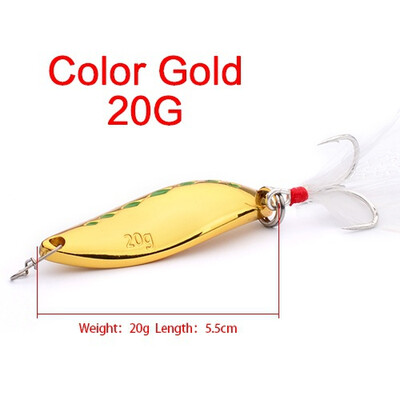 1PC PRO BEROS High Quality Spoon Lure Fishing Lure Gold/Silver Color Fishing Bait 10g/15g/20g with 4#-#6-8# Hooks Fishing Tackle
1PC PRO BEROS High Quality Spoon Lure Fishing Lure Gold/Silver Color Fishing Bait 10g/15g/20g with 4#-#6-8# Hooks Fishing Tackle