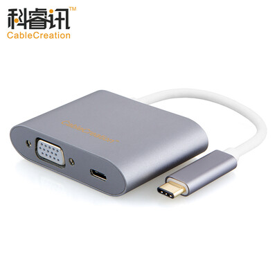 CABLE CREATION Type-C to HDMI + USB HUB Converter with TV Projector 12 "MacBook Extended USB Adapter USB-C Rechargeable Black CD0077
CABLE CREATION Type-C to HDMI + USB HUB Converter with TV Projector 12 "MacBook Extended USB Adapter USB-C Rechargeable Black CD0077