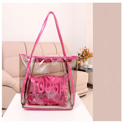 2016 summer new Korean version of the beach sand pack jelly crystal transparent bag shoulder wave handbags
2016 summer new Korean version of the beach sand pack jelly crystal transparent bag shoulder wave handbags