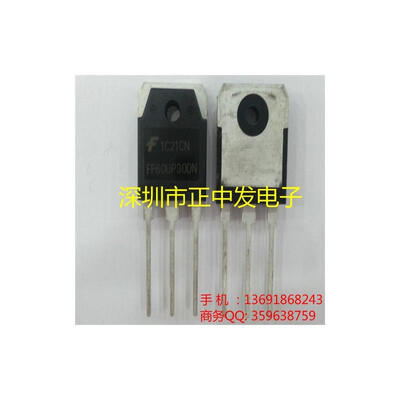 5pcs free shipping Fast recovery diode FF60UP30DN (common cathode 60A 300V) new original
5pcs free shipping Fast recovery diode FF60UP30DN (common cathode 60A 300V) new original